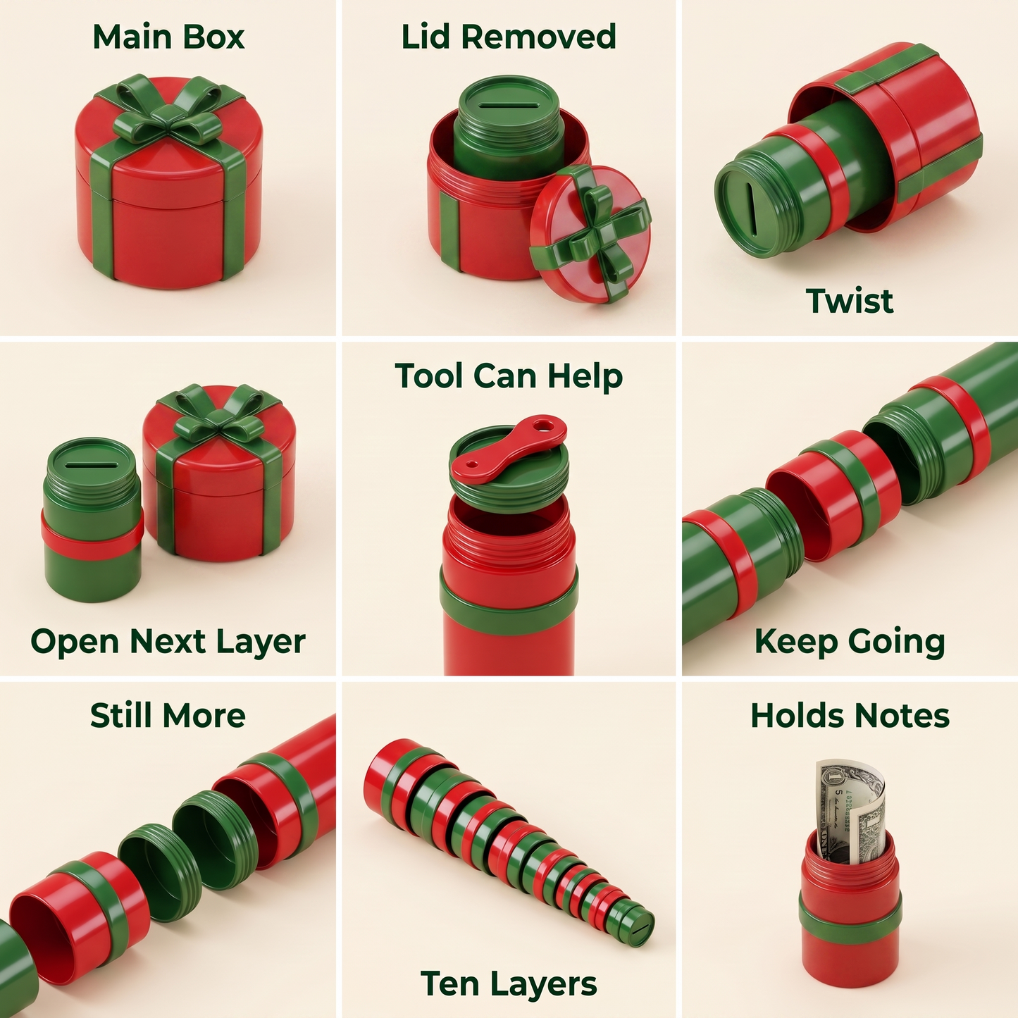 DOLLAR PRANK BOX